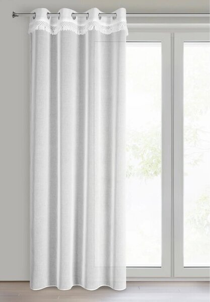 Firana gotowa EUROFIRANY Kira 1 140 x 250 cm BiaÅy