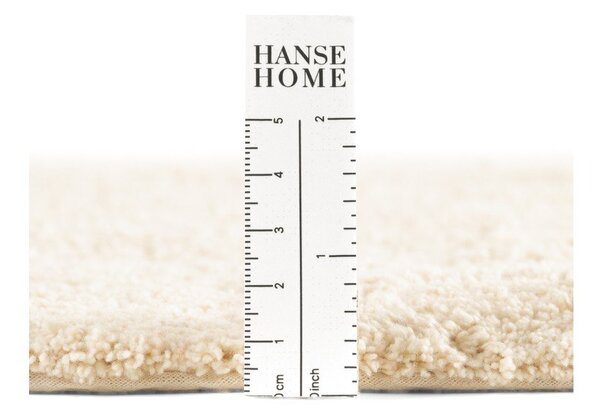 Kremowy bawełniany dywan dziecięcy odpowiedni do prania/tkany ręcznie ø160 cm Snuggle Sunna – Hanse Home