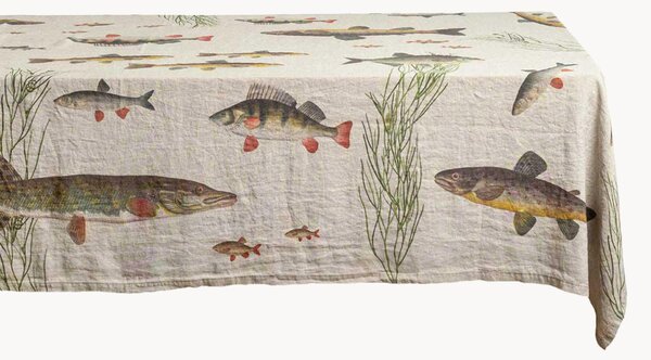 Obrus z lnu Freshwater Fish