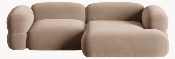 Narożna sofa modułowa z aksamitu Roger (3-osobowa)