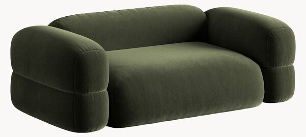 Sofa z aksamitu Roger (2-osobowa), S 210 cm