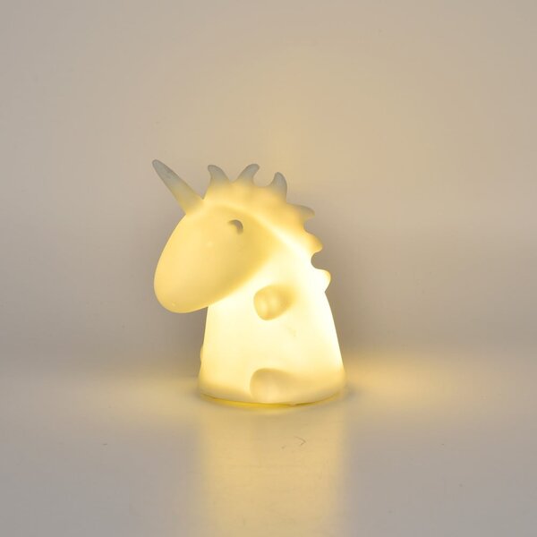 Biała lampka dziecięca Unicorn – Hilight