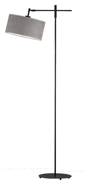 Lampa stojąca podłogowa przegubowa regulowana z abażurem walec 30cm SALIX