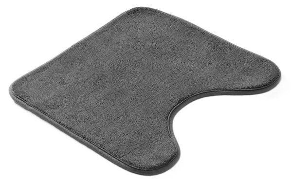 Antracytowy dywanik łazienkowy do WC 45x45 cm Vitamine – douceur d'intérieur