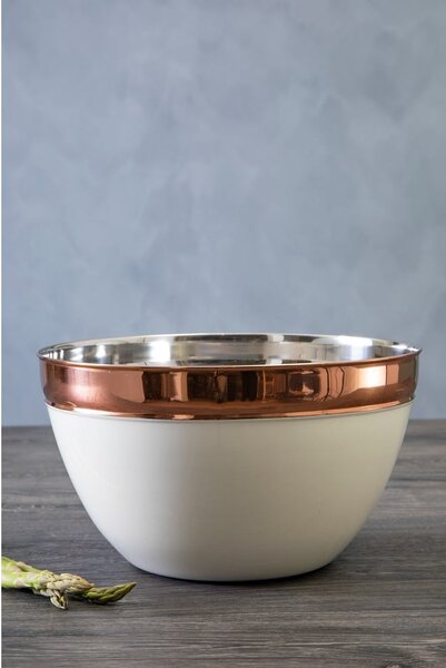 Misa ze stali nierdzewnej w beżowo-miedzianym kolorze ø 26 cm Prescott – Premier Housewares