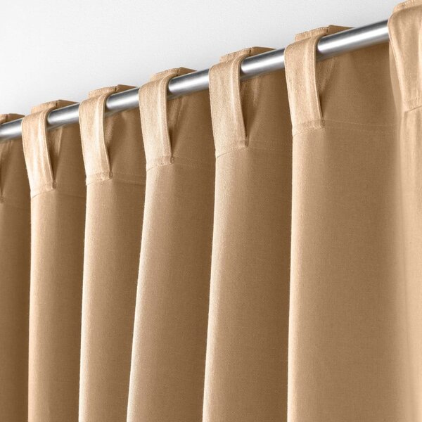 Jasnobrązowa zasłona 140x240 cm Mistraline – douceur d'intérieur