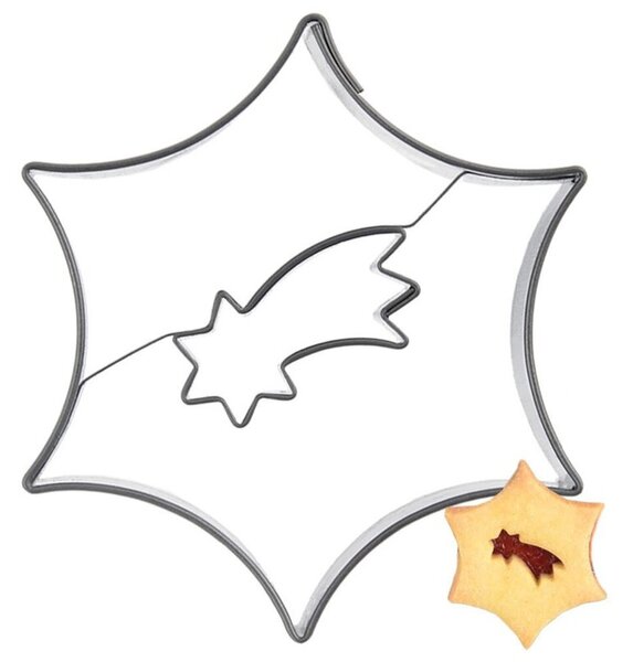 Wykrawacz do ciastek stalowy gwiazdka gwiazda betlejemska 5,5 cm