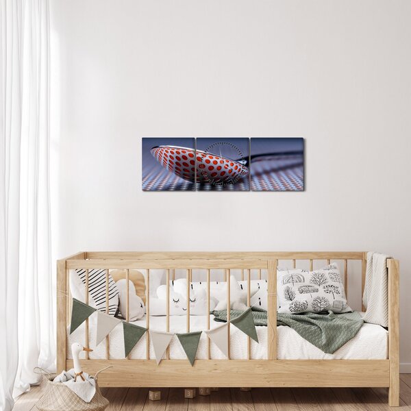 Obraz odbicia (z zegarem) (90x30 cm)