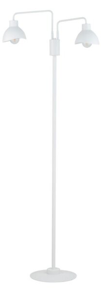 Lampa podłogowa nowoczesna dekoracyjna biała podwójna 2xE27 15W Holi Sigma Lighting