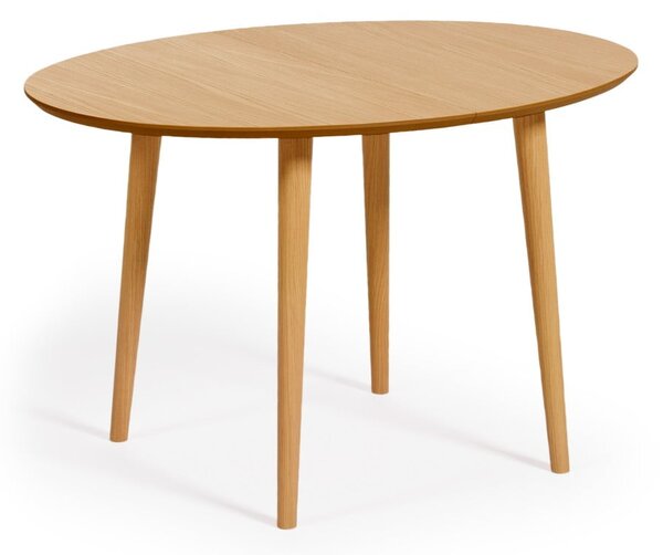 Rozkładany stół w dekorze dębu 90x120 cm Oqui – Kave Home