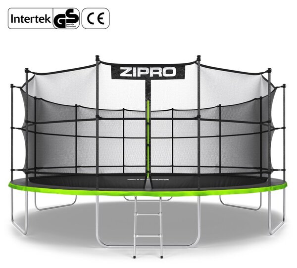 Trampolina ogrodowa dla dzieci z siatką wewnętrzną 16FT 496cm Zipro Jump Pro