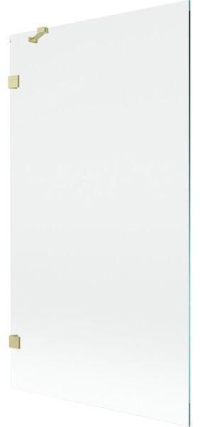 Mexen Lunar parawan nawannowy 1-skrzydłowy 100 x 150 cm, transparent, złoty szczotkowany - 897-100-000-55-00