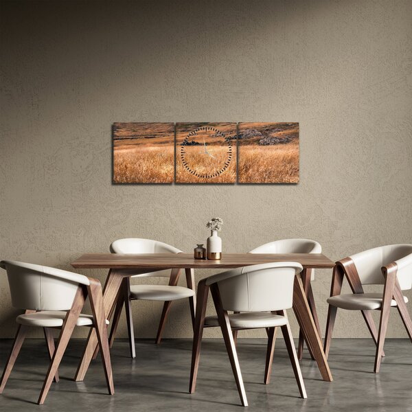 Obraz pola (z zegarem) (90x30 cm)