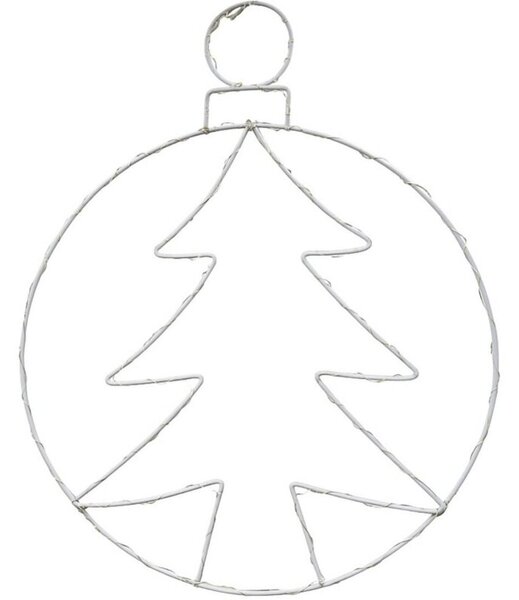 Dekoracja świetlna na okno CHRISTMAS DECORATION Choinka 250 LED 48.5 cm