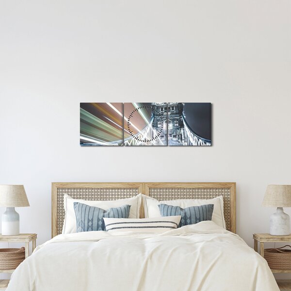 Obraz Tower Bridge (z zegarem) (90x30 cm)