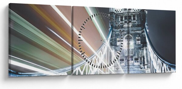 Obraz Tower Bridge (z zegarem) (90x30 cm)