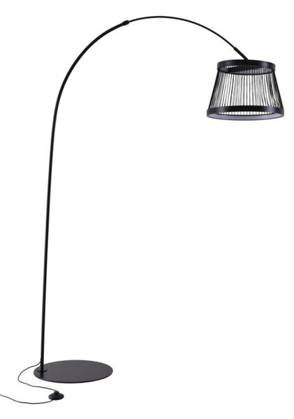 Lampa stojąca podłogowa nowoczesna czarna łuk LED 20W BALU Zuma Line