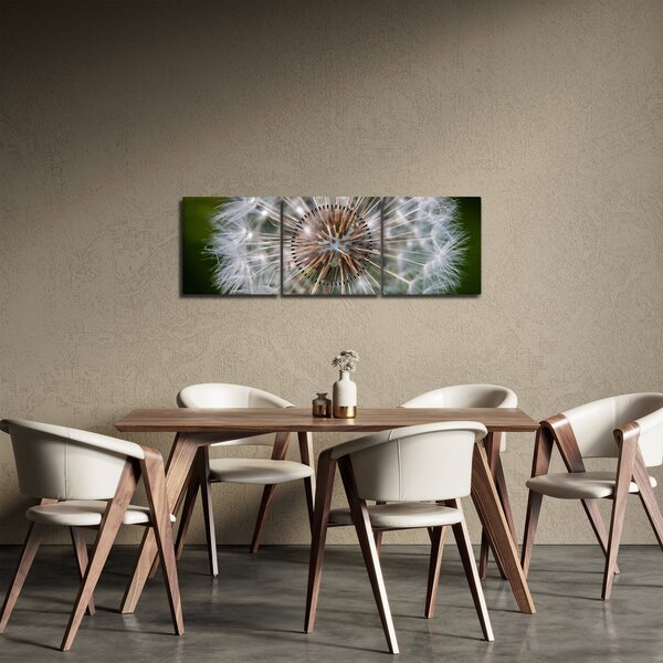 Obraz dmuchawca (z zegarem) (90x30 cm)