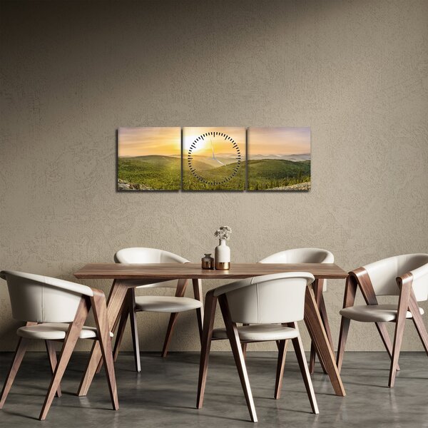 Obraz panoramiczny (z zegarem) (90x30 cm)