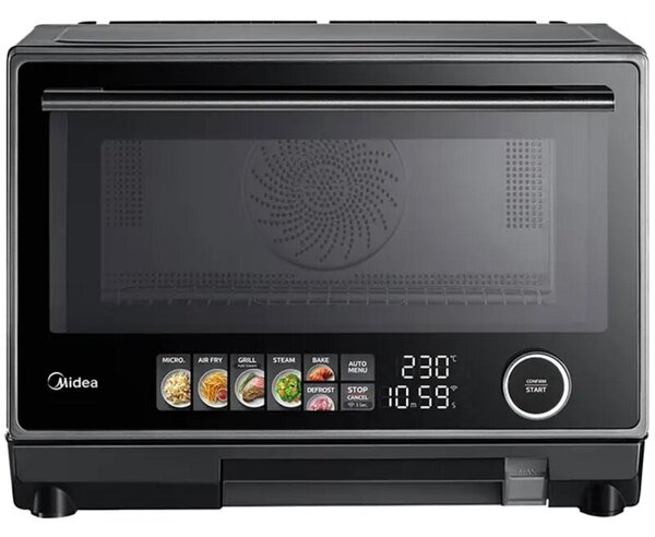 Kuchenka mikrofalowa MIDEA MSO25H 1000W 4w1 25L Termoobieg pieczenie gotowanie na parze WiFi