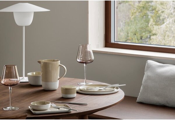 Beżowa ceramiczna cukierniczka Blomus Sablo