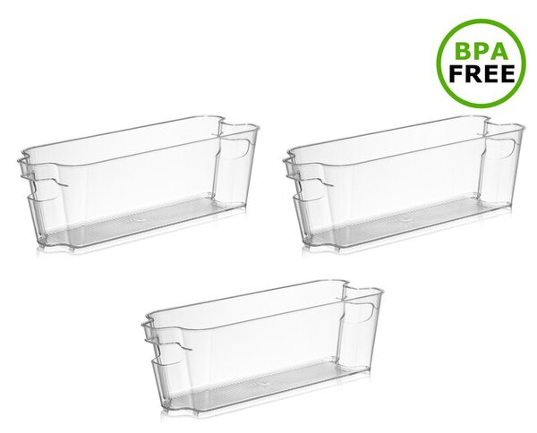Organizer do lodówki EASYFORM Clear S 3 L (3 szt.)