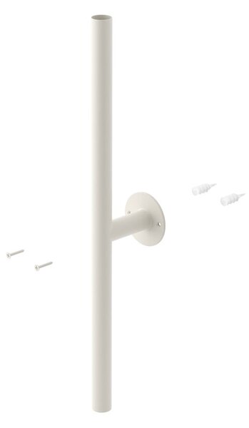 Metalowy modułowy system półek w matowym białym kolorze 27x203,5x35 cm Solis – Umbra