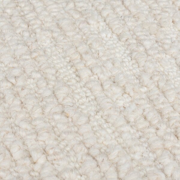 Wełniany dywan tkany ręcznie w kolorze kości słoniowej 120x170 cm Harris Boucle – Flair Rugs