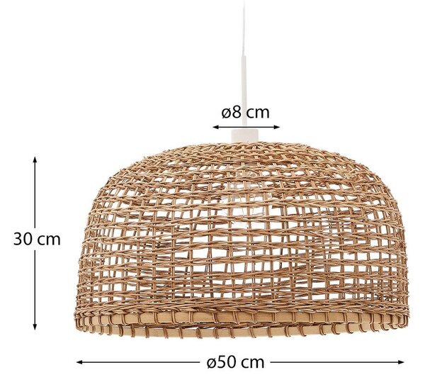 Abażur w naturalnym kolorze ø 52 cm Dakira – Kave Home