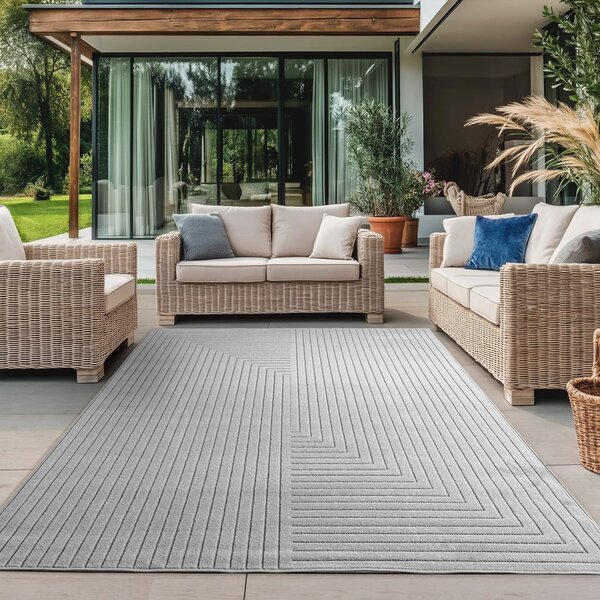 Szary dywan odpowiedni na zewnątrz 120x170 cm Nova 1202 – Ayyildiz Carpets