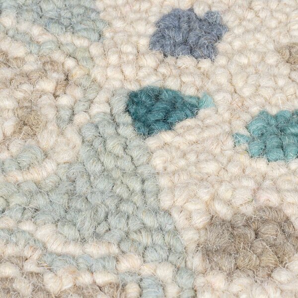 Niebiesko-beżowy wełniany dywan tkany ręcznie 120x170 cm Eloise Patchwork – Flair Rugs