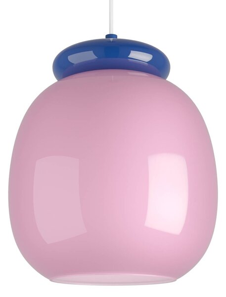 EGLO Lampa wisząca Berardelli, możliwość ściemniania, fioletowy / różowy / bladoróżowy, salon / jadalnia, szkło, nowoczesny