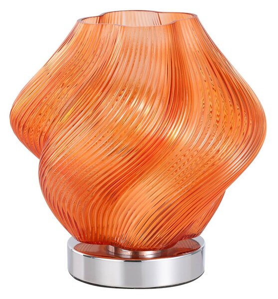 EGLO Lampa stołowa Meliciano, żółty / pomarańczowy, salon / jadalnia, szkło