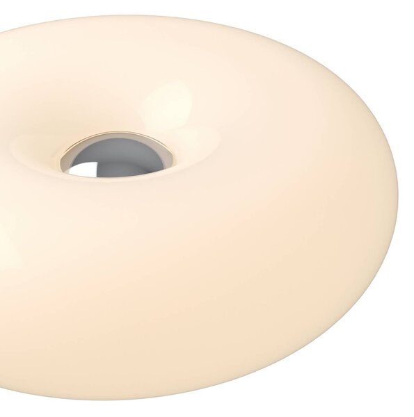 EGLO Lampa stołowa Basile, możliwość ściemniania, biały / opal, salon / jadalnia, szkło, nowoczesny