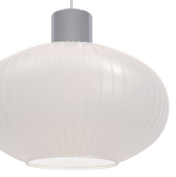 EGLO Lampa wisząca Dasmina, możliwość ściemniania, biały / opal, salon / jadalnia, szkło, młodzieżowy