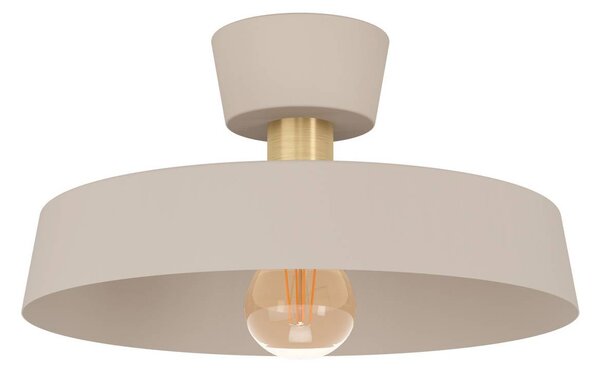 EGLO Lampa sufitowa Valdiola, możliwość ściemniania, kremowy / amber, salon / jadalnia, metal