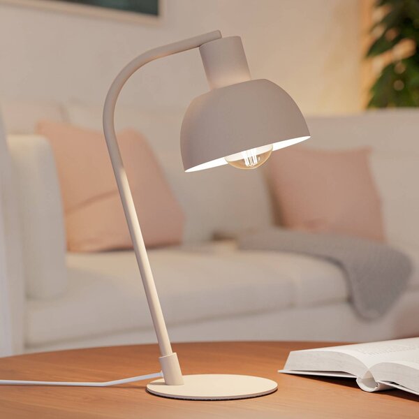 EGLO Lampa stołowa Cazalilla, kremowy / amber, biuro, metal