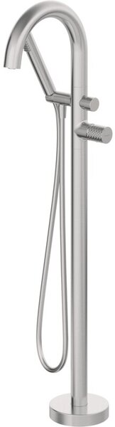 Bateria wannowa stojąca DEANTE Silia Hexa BHS F17N Stal szczotkowana