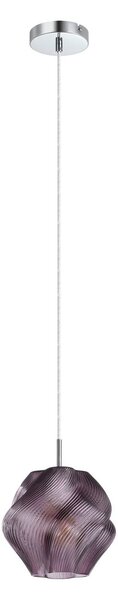EGLO Lampa wisząca Meliciano, możliwość ściemniania, fioletowy / różowy / bladoróżowy, salon / jadalnia, szkło