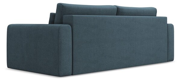 Niebieska rozkładana/ze schowkiem sofa 238 cm Kapua – Makamii