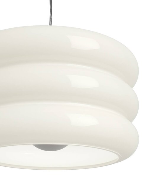 EGLO Lampa wisząca Tortora, możliwość ściemniania, biały / opal, salon / jadalnia, szkło, młodzieżowy