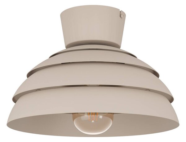 EGLO Lampa sufitowa Vittorito, możliwość ściemniania, kremowy / amber, salon / jadalnia, metal