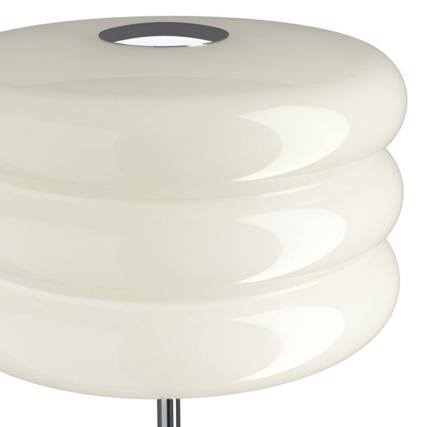 EGLO Lampa stojąca Tortora, biały / opal, salon / jadalnia, szkło, młodzieżowy
