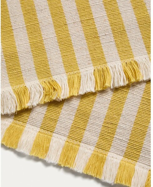 Tekstylne/z juty maty stołowe zestaw 2 szt. 35x50 cm Daltan – Kave Home