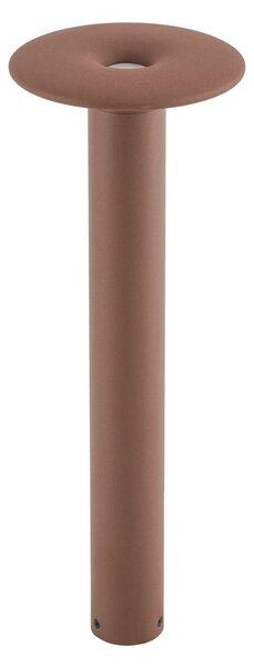 Zewnętrzna Lampa Lucande, Haloa, brąz rdzawy, taras, aluminium, nowoczesny