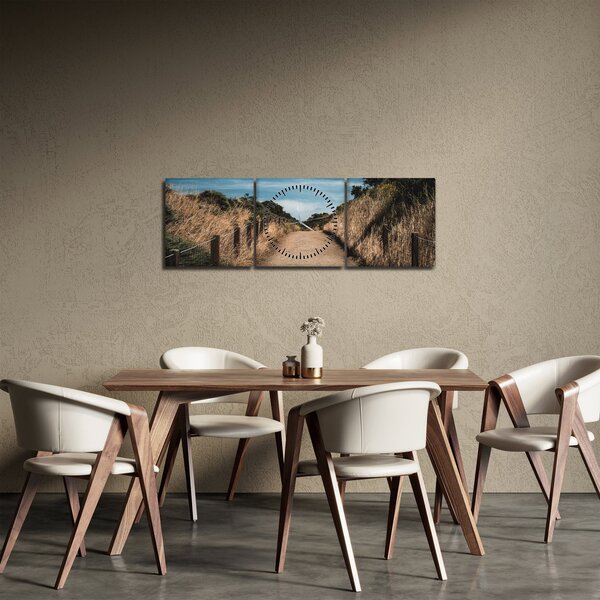 Obraz - Na szlaku (z zegarem) (90x30 cm)