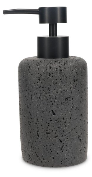 Ciemnoszary dozownik do mydła z żywicy polimerowej 250 ml Suds – S|P Collection