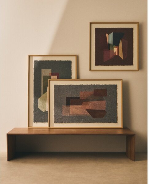 Obraz drukowany z ramą w zestawie/na płótnie 60x90 cm Veluni – Kave Home