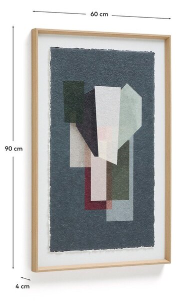Obraz drukowany z ramą w zestawie/na płótnie 60x90 cm Veluni – Kave Home