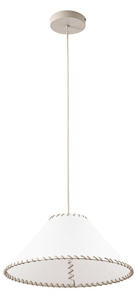Lampa Wisząca NOLA, Whitt, ściemnialny, biały, salon, papier | karton, skandynawski
